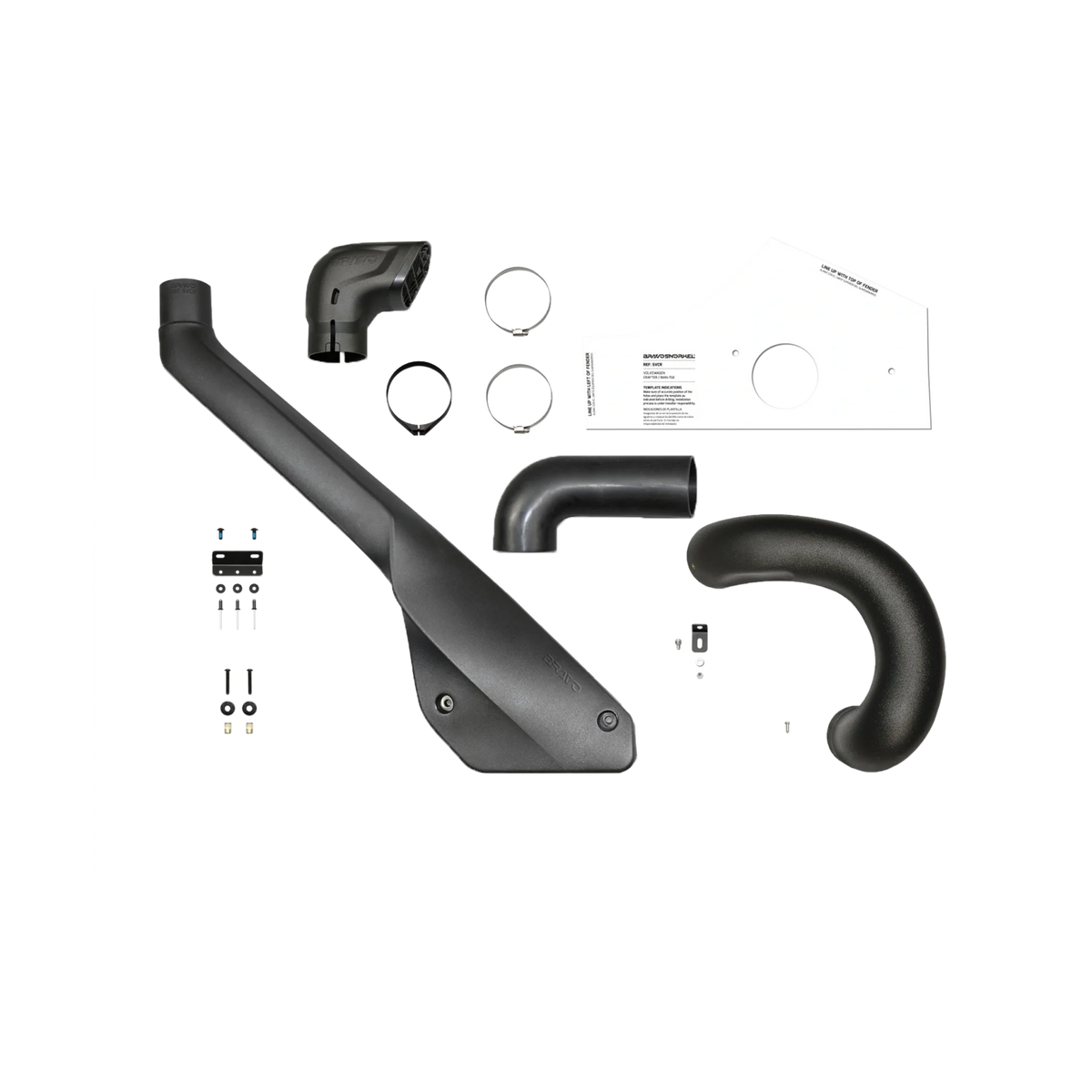 Bravo snorkel fitted to Volkswagen Crafter