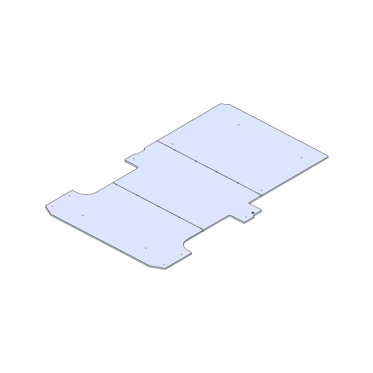 Dutchvanparts aluminium insulated sandwich floor for Sprinter