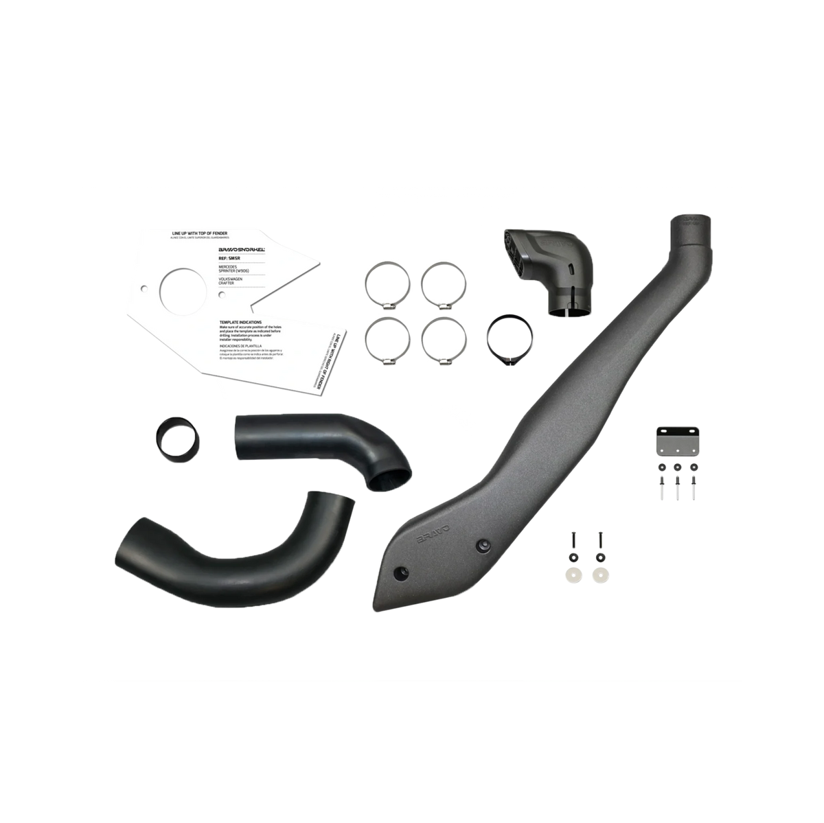 Bravo snorkel for Sprinter 2006-2018 and Crafter 2006-2017